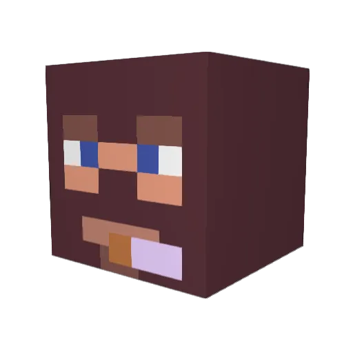 Sir_Gareth Minecraft avatar head, 3D render