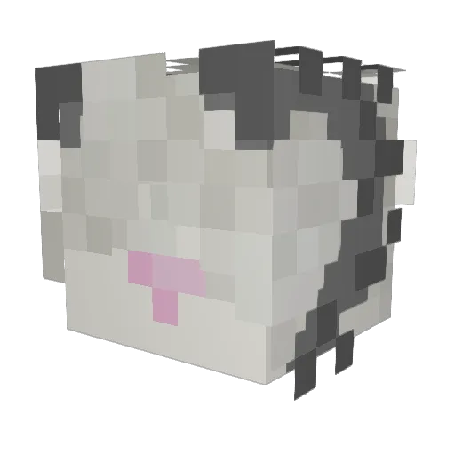 Sir_Goat459 Minecraft avatar head, 3D render