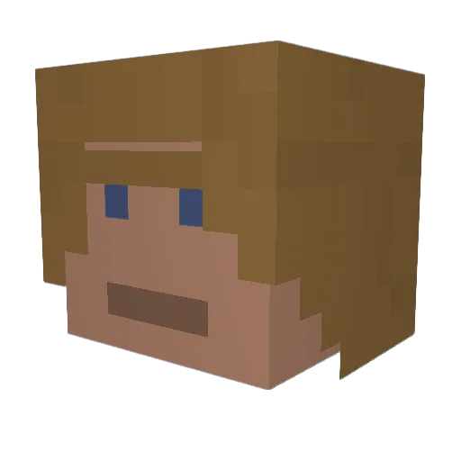 Sir_Jack_Ryan Minecraft avatar head, 3D render