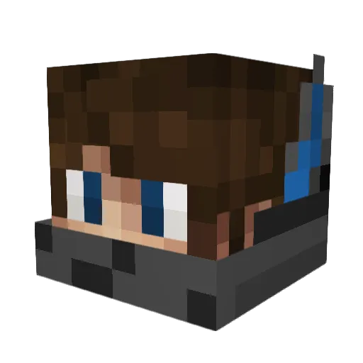 Sir_Jakester Minecraft avatar head, 3D render