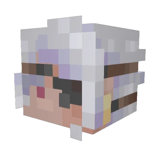 Sir_Lazz Minecraft avatar head, 3D render