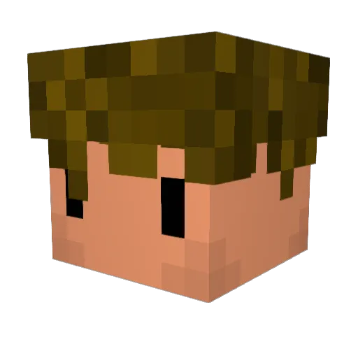 Sir_Leumas Minecraft avatar head, 3D render