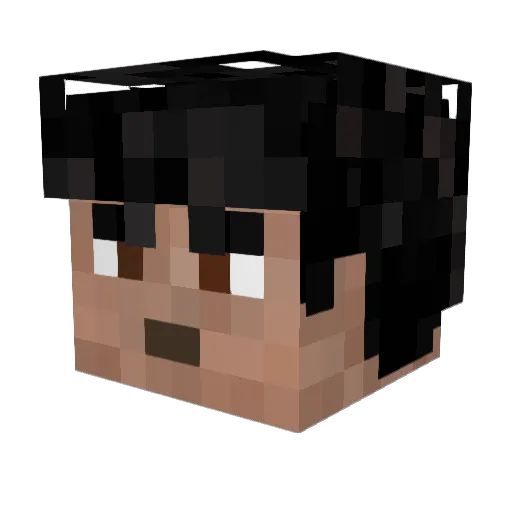 Sir_Lev1 Minecraft avatar head, 3D render