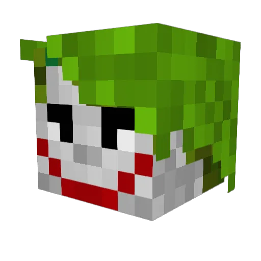 Sir_MAlpa Minecraft avatar head, 3D render