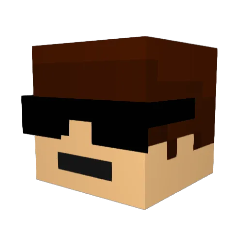 Sir_Mandrake Minecraft avatar head, 3D render