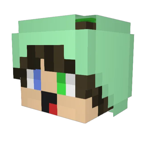 Sir_Minz Minecraft avatar head, 3D render