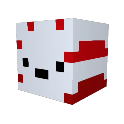 Sir_Monkau Minecraft avatar head, 3D render