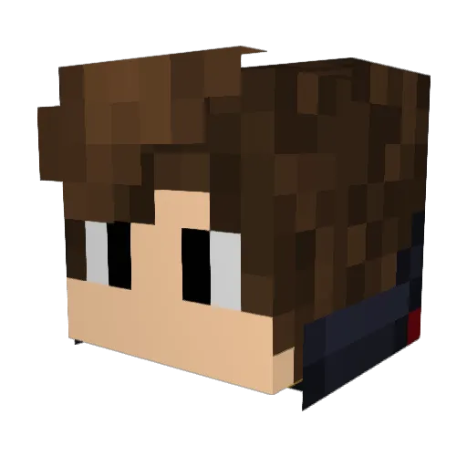 Sir_Mr_Elite Minecraft avatar head, 3D render