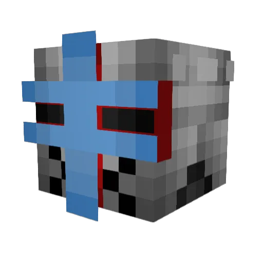 Sir_Noctis Minecraft avatar head, 3D render