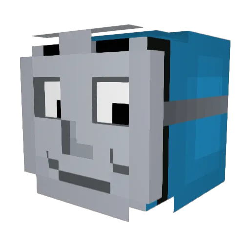Sir_Obii Minecraft avatar head, 3D render