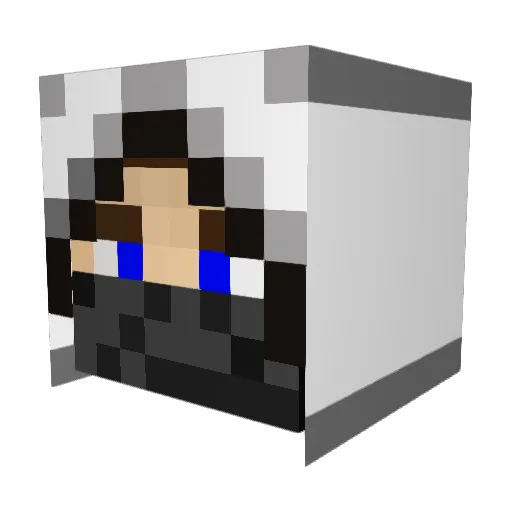 Sir_Pixl Minecraft avatar head, 3D render