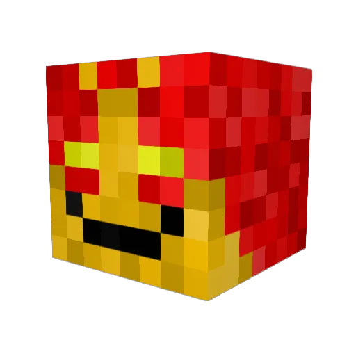 Sir_Poley55 Minecraft avatar head, 3D render