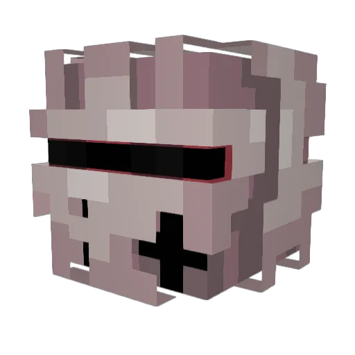 Sir_Render_ Minecraft avatar head, 3D render