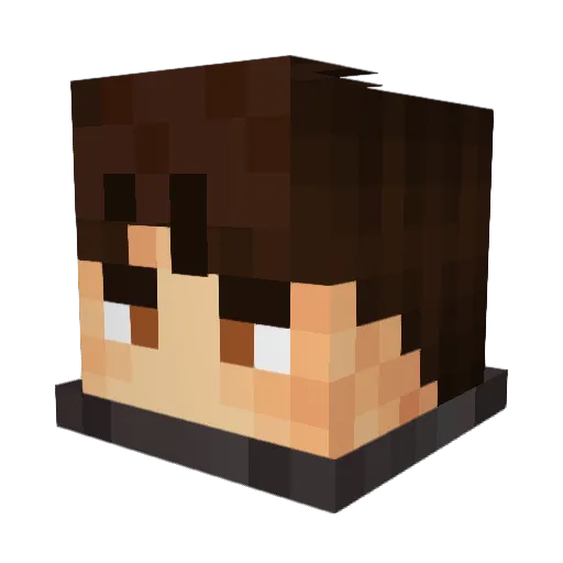 Sir_Rizz_a_Lot Minecraft avatar head, 3D render