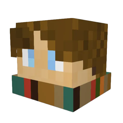 Sir_Samington Minecraft avatar head, 3D render