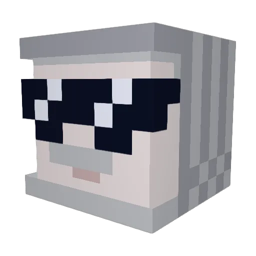 Sir_Sicknasty Minecraft avatar head, 3D render