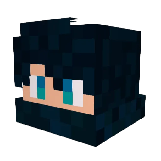 Sir_Simon Minecraft avatar head, 3D render