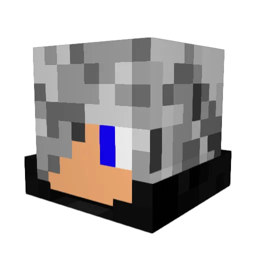 Sir_Spire Minecraft avatar head, 3D render