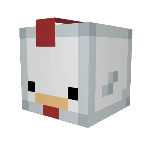 Sir_Statix Minecraft avatar head, 3D render