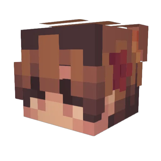 Sir_Tubby Minecraft avatar head, 3D render