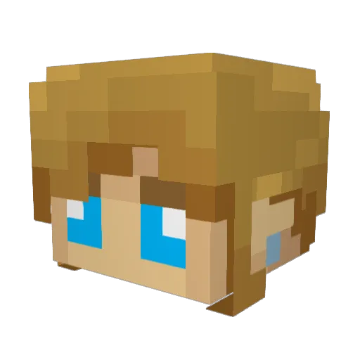Sir_Vu Minecraft avatar head, 3D render