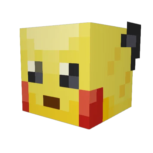 Sir_Wai Minecraft avatar head, 3D render