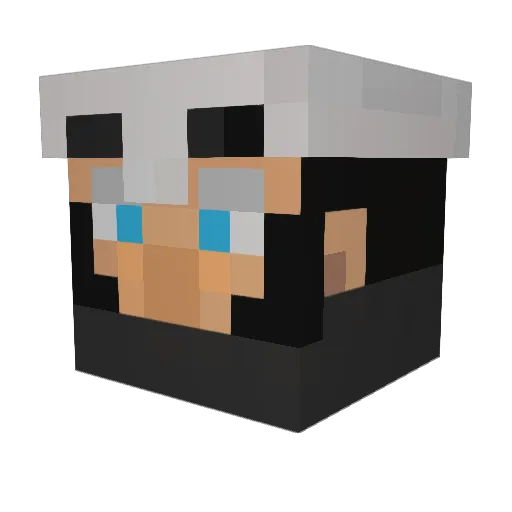Sir_Whatsagypser Minecraft avatar head, 3D render