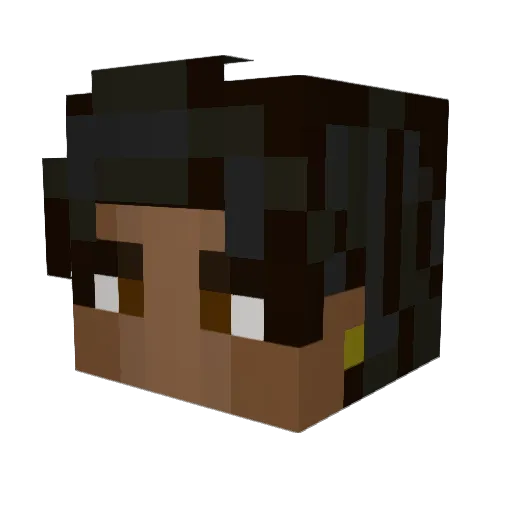 Sir_William Minecraft avatar head, 3D render