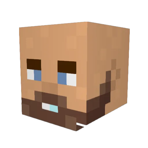 Sir_Zayne Minecraft avatar head, 3D render