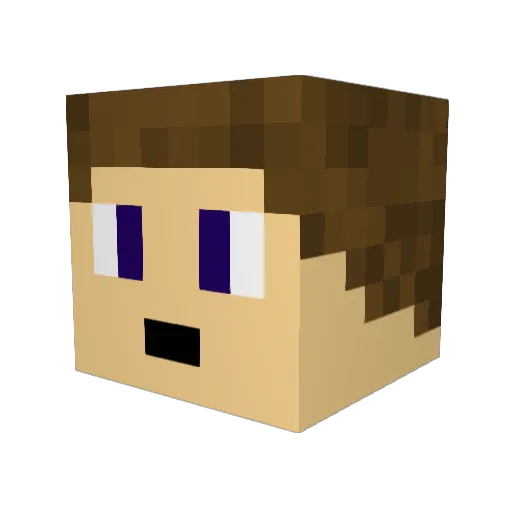 Sir__Josh Minecraft avatar head, 3D render