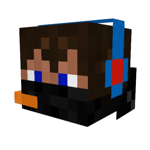 Sir_cain Minecraft avatar head, 3D render