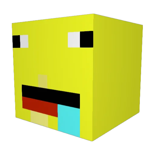 Sir_morgan6 Minecraft avatar head, 3D render