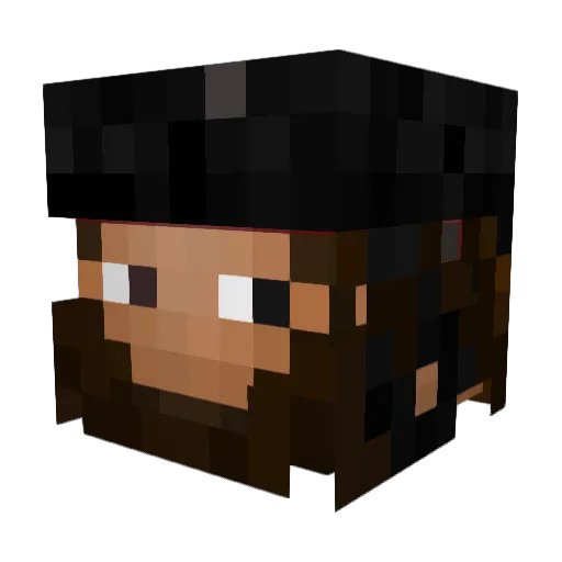 Sir_picklejim Minecraft avatar head, 3D render