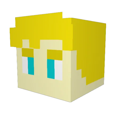 Sir_thicc190 Minecraft avatar head, 3D render