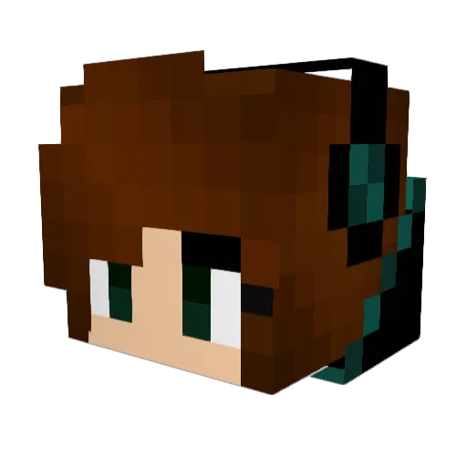 Siracha_aaa Minecraft avatar head, 3D render