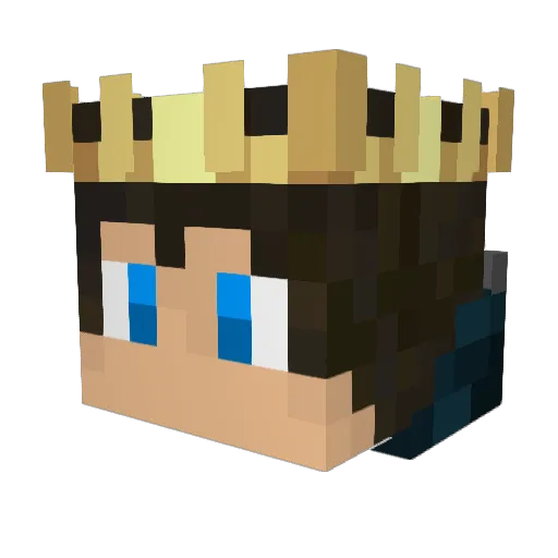 Siralex101 Minecraft avatar head, 3D render