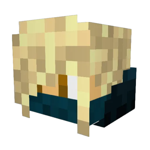 Sirandor Minecraft avatar head, 3D render
