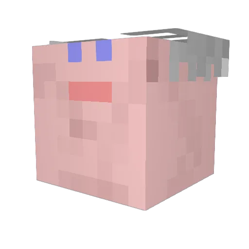 SirapsLimpan Minecraft avatar head, 3D render