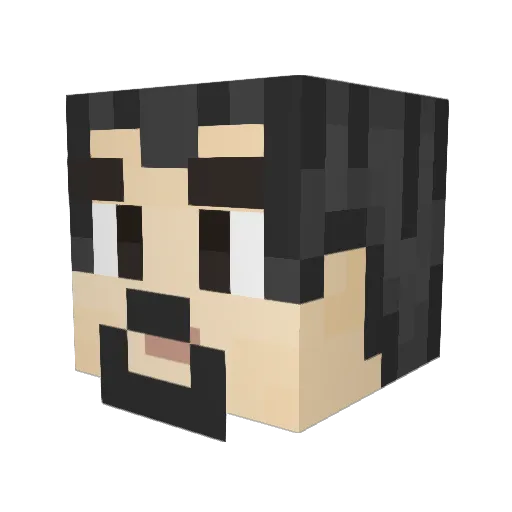 Sirbob2020 Minecraft avatar head, 3D render