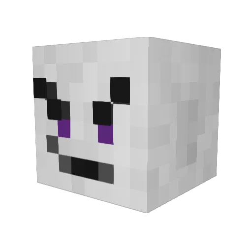 Sirbrondo Minecraft avatar head, 3D render