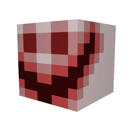 Sircan Minecraft avatar head, 3D render