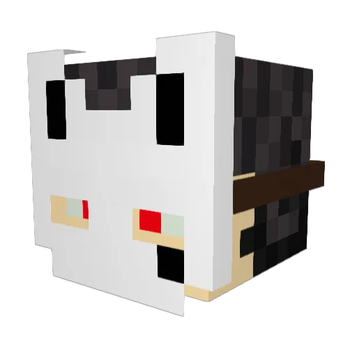 Sircriperss Minecraft avatar head, 3D render