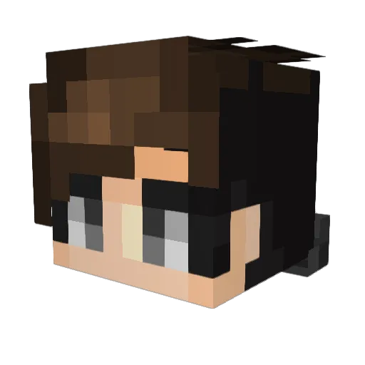 SireBadbeat Minecraft avatar head, 3D render