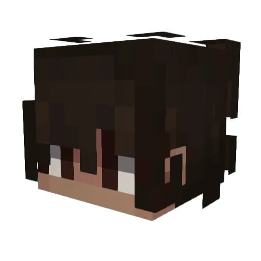 SirePassions Minecraft avatar head, 3D render