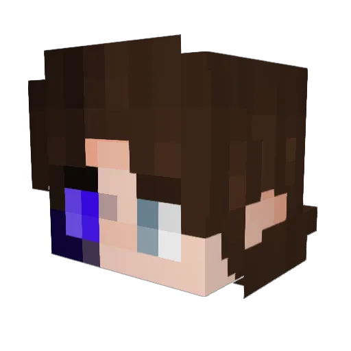SireWo1f Minecraft avatar head, 3D render