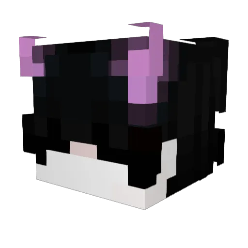 SirenCraft Minecraft avatar head, 3D render