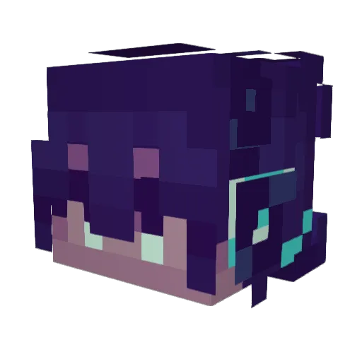 SirenJade Minecraft avatar head, 3D render