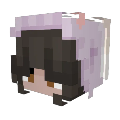 SirenWolf6123 Minecraft avatar head, 3D render