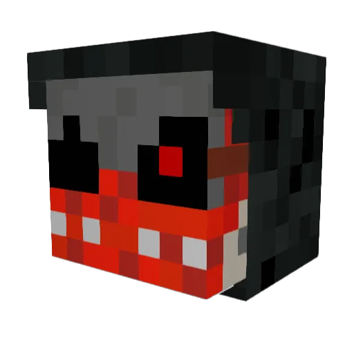 Siren_Seraphim Minecraft avatar head, 3D render
