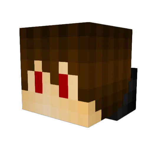 Sirex01 Minecraft avatar head, 3D render